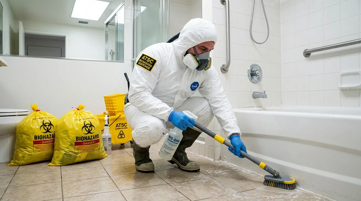 Decontamination equipment deployed for Blood Cleanup in Novato